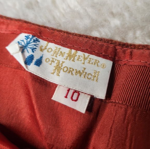 True Vintage Burnt Orange Pencil Skirt - Picture 3 of 3